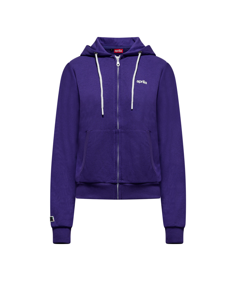 Felpa con cappuccio Aprilia Collezione 2024 Donna viola
