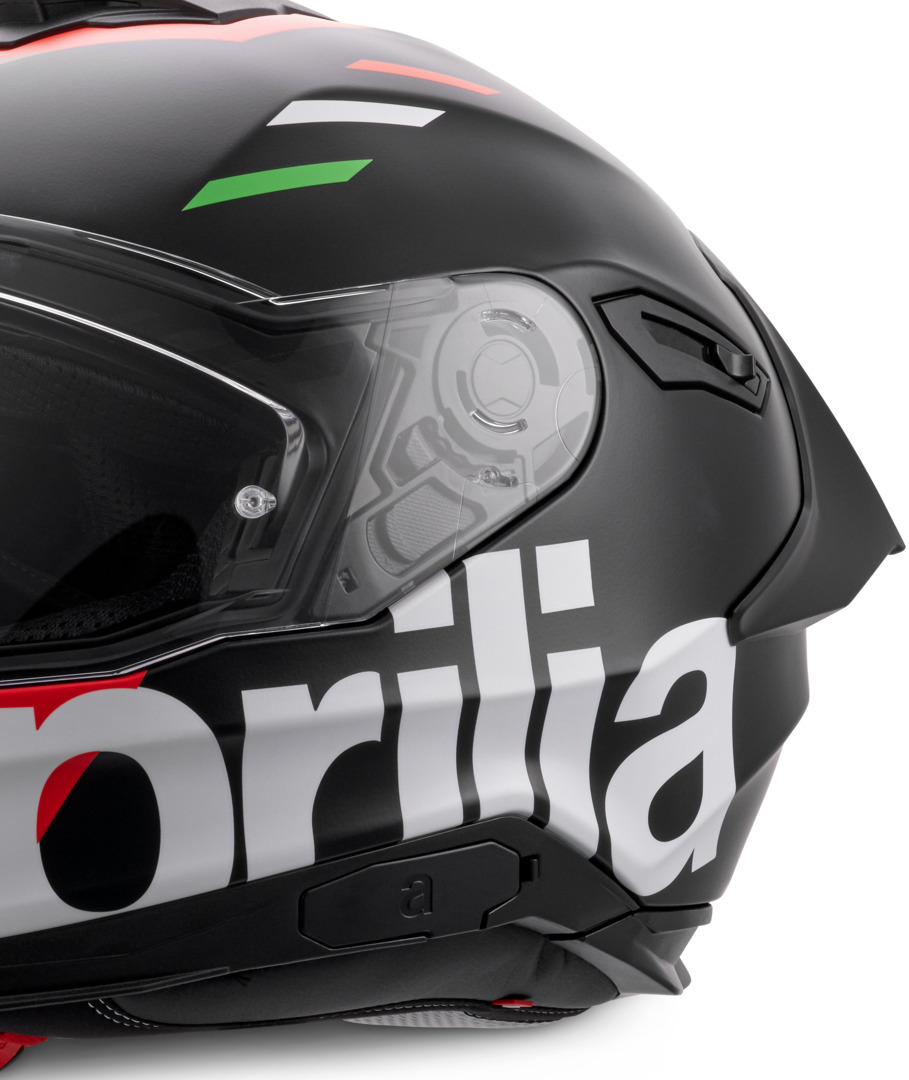 Casco integrale Aprilia Overtake nero opaco