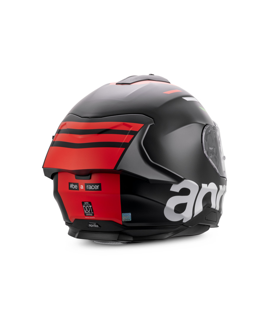 Casco integrale Aprilia Overtake nero opaco