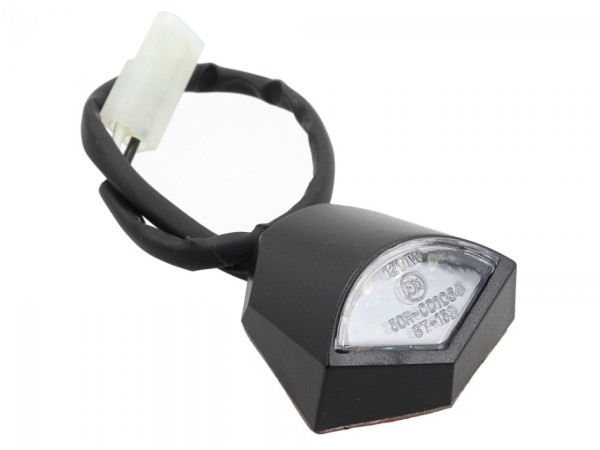 Luce targa, regolabile