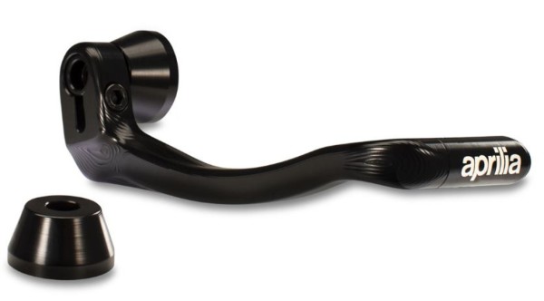 Protezione leva freno nera per Aprilia Tuono 457 (25-)