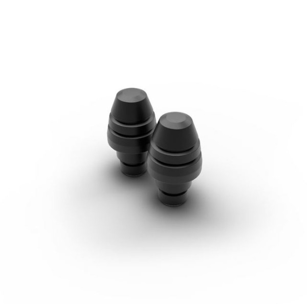 Peso terminale del manubrio in alluminio nero per Aprilia RSV4 / Tuono V4 1100 (25-)