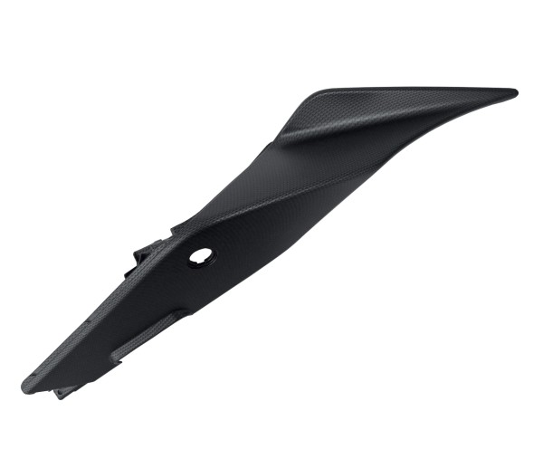Carena posteriore sinistra in plastica in look carbonio. per Tuono 125